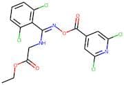 ethyl 2-{[{[(2,6-dichloroisonicotinoyl)oxy]imino}(2,6-dichlorophenyl)methyl]amino}acetate