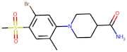 1-[5-Bromo-2-methyl-4-(methylsulphonyl)phenyl]piperidine-4-carboxamide