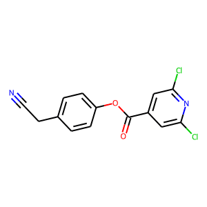 4-(cyanomethyl)phenyl 2,6-dichloroisonicotinate