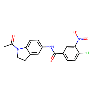 N-(1-Acetyl-1H-indolin-5-yl)-4-chloro-3-nitrobenzamide