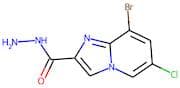 8-Bromo-6-chloroimidazo[1,2-a]pyridine-2-carbohydrazide