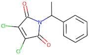 3,4-dichloro-1-(1-phenylethyl)-2,5-dihydro-1H-pyrrole-2,5-dione