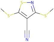 3,5-Bis(methylthio)isothiazole-4-carbonitrile