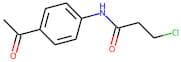 N-(4-acetylphenyl)-3-chloropropanamide