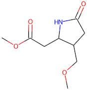 Methyl 2-[3-(methoxymethyl)-5-oxo-2-pyrrolidinyl]acetate