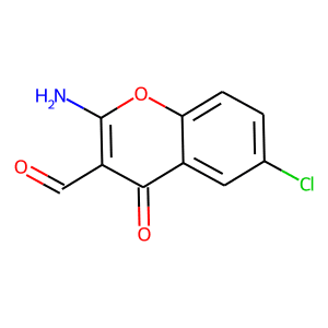2-amino-6-chloro-4-oxo-4H-chromene-3-carboxaldehyde