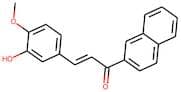 3-(3-hydroxy-4-methoxyphenyl)-1-(2-naphthyl)prop-2-en-1-one
