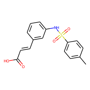 3-(3-{[(4-methylphenyl)sulphonyl]amino}phenyl)acrylic acid