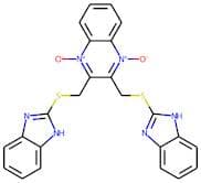 2,3-di[(1H-benzo[d]imidazol-2-ylthio)methyl]quinoxalinediium-1,4-diolate