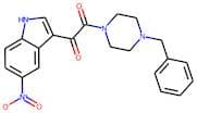 1-(4-Benzylpiperazin-1-yl)-2-(5-nitro-1H-indol-3-yl)ethane-1,2-dione