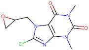 8-chloro-1,3-dimethyl-7-(oxiran-2-ylmethyl)-3,7-dihydro-1H-purine-2,6-dione