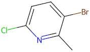 3-Bromo-6-chloro-2-methylpyridine