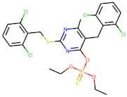 O-{5-(2,6-dichlorobenzyl)-2-[(2,6-dichlorobenzyl)thio]-6-methylpyrimidin-4-yl} O,O-diethyl phospho…