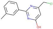 6-(chloromethyl)-2-(3-methylphenyl)pyrimidin-4-ol