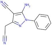 5-amino-3-(cyanomethyl)-1-phenyl-1H-pyrazole-4-carbonitrile