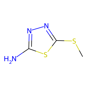 2-Amino-5-(methylthio)-1,3,4-thiadiazole