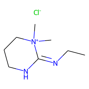 N1-(1,1-dimethylhexahydropyrimidin-1-ium-2-yliden)ethan-1-amine chloride
