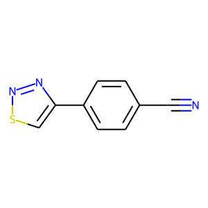4-(1,2,3-Thiadiazol-4-yl)benzonitrile
