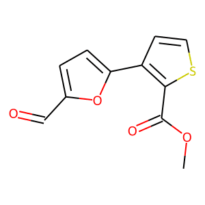 Methyl 3-(5-formyl-2-furyl)thiophene-2-carboxylate