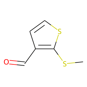 2-(Methylthio)thiophene-3-carboxaldehyde