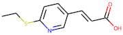 3-[6-(ethylthio)-3-pyridyl]acrylic acid