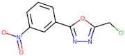 2-(Chloromethyl)-5-(3-nitrophenyl)-1,3,4-oxadiazole