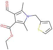 ethyl 4-formyl-2,5-dimethyl-1-(2-thienylmethyl)-1H-pyrrole-3-carboxylate