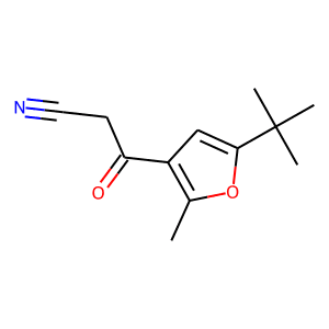 3-[5-(tert-butyl)-2-methyl-3-furyl]-3-oxopropanenitrile