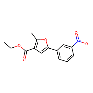 Ethyl 2-methyl-5-(3-nitrophenyl)-3-furoate