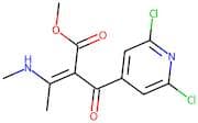 Methyl 2-[(2,6-dichloro-4-pyridyl)carbonyl]-3-(methylamino)but-2-enoate