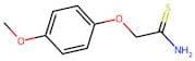 2-(4-methoxyphenoxy)ethanethioamide