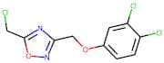 5-(chloromethyl)-3-[(3,4-dichlorophenoxy)methyl]-1,2,4-oxadiazole