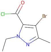4-Bromo-1-ethyl-3-methyl-1H-pyrazole-5-carbonyl chloride
