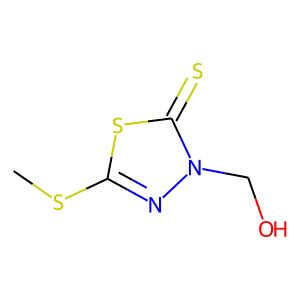 3-(Hydroxymethyl)-5-(methylthio)-1,3,4-thiadiazole-2(3H)-thione