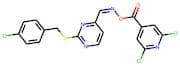 {[({2-[(4-Chlorobenzyl)thio]pyrimidin-4-yl}methylene)amino]oxy}(2,6-dichloropyridin-4-yl)methanone