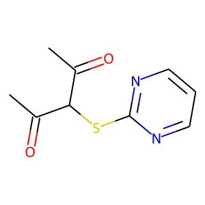 3-(pyrimidin-2-ylthio)pentane-2,4-dione