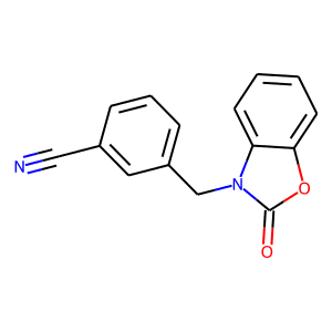 3-[(2-oxo-2,3-dihydro-1,3-benzoxazol-3-yl)methyl]benzonitrile