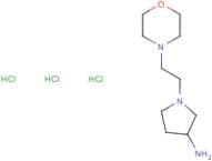 1-(2-Morpholinoethyl)pyrrolidin-3-amine trihydrochloride