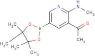 1-(5-(4,4,5,5-Tetramethyl-1,3,2-dioxaborolan-2-yl)-2-(methylamino)pyridin-3-yl)ethanone