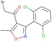 2-bromo-1-[3-(2,6-dichlorophenyl)-5-methylisoxazol-4-yl]ethan-1-one