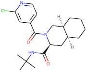 N-(tert-butyl)-2-(2-chloroisonicotinoyl)decahydroisoquinoline-3-carboxamide