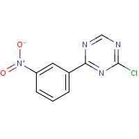 2-Chloro-4-(3-nitrophenyl)-1,3,5-triazine