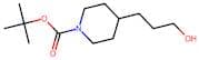 4-(3-Hydroxyprop-1-yl)piperidine, N-BOC protected