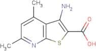 3-Amino-4,6-dimethylthieno[2,3-b]pyridine-2-carboxylic acid