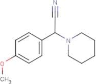 2-(4-Methoxyphenyl)-2-(piperidin-1-yl)acetonitrile