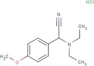 2-(Diethylamino)-2-(4-methoxyphenyl)acetonitrile hydrochloride