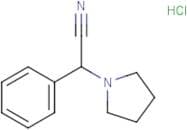 2-Phenyl-2-(pyrrolidin-1-yl)acetonitrile hydrochloride