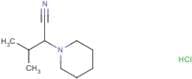 3-Methyl-2-(1-piperidin-1-yl)butyronitrile hydrochloride