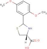 (4R)-2-(2,5-Dimethoxyphenyl)thiazolidine-4-carboxylic acid