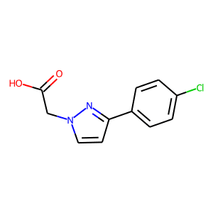 3-(4-Chlorophenyl)-1H-pyrazole-1-acetic acid